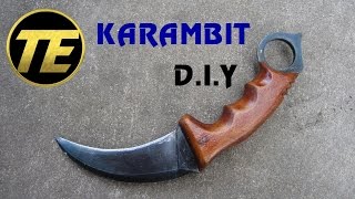 Knife making - Making a Karambit knife