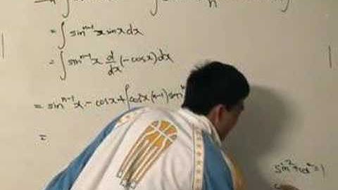 Integrating sin raised to the nth power