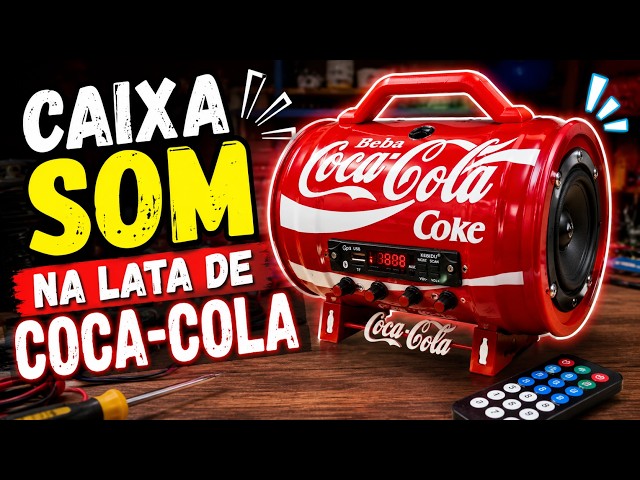 COCA-COLA CAN SPEAKER - YouTube