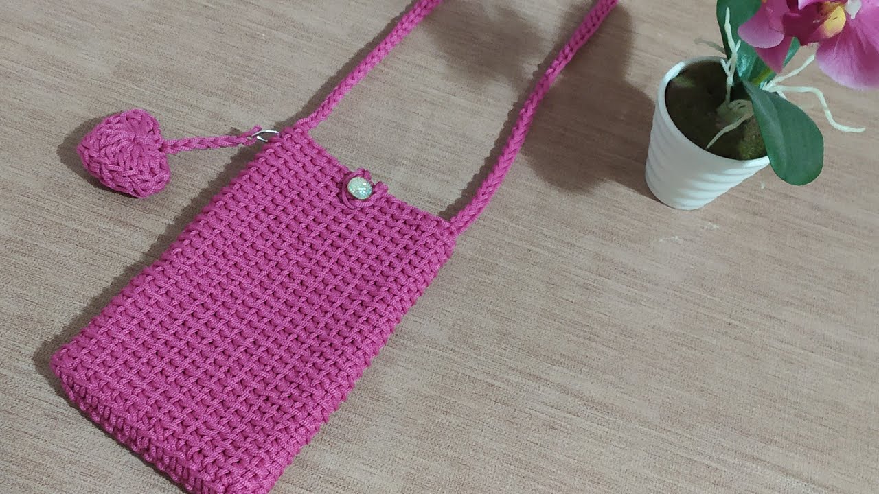 Tutorial:Borsetta porta cellulare - crochêt bag