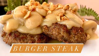 Homemade Burger Steak with Mushroom Gravy by Yabi's Kitchen 162 views 3 months ago 5 minutes, 56 seconds