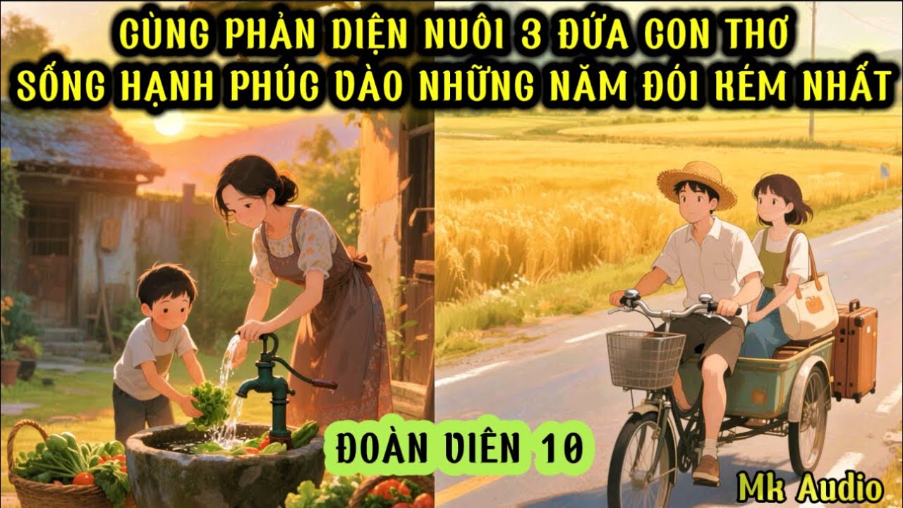 [ĐOÀN VIÊN 10] CÙNG PHẢN DIỆN NUÔI 3 ĐỨA CON SỐNG HẠNH PHÚC VÀO NHỮNG NĂM ĐÓI KÉM NHẤT