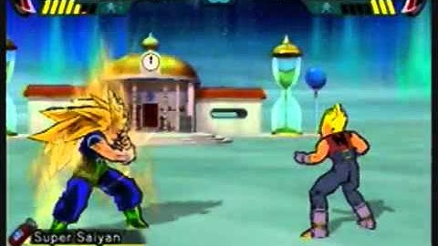 Dragon Ball Budokai AF Goku SSJ5 Vs Vegeta SSJ5   YouTube