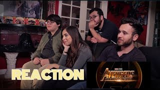 REACTION  Avengers: Infinity War Trailer