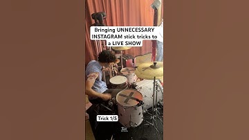 Brining UNNECESSARY INSTAGRAM Stick Tricks to a LIVE SHOW // (The Haunt 2025 x Joey Castro Drum Cam)