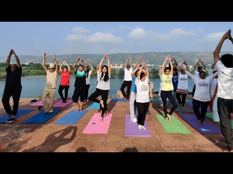 World Tourism Day : Yoga, Meditation, Satsang Sadhana program by Art of living