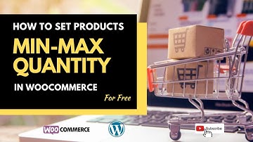 How to set Min Max Quanitiy  and step control for products in WordPress Woocommerce