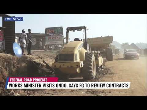 Works Minister Inspects Federal Govt Roads In Ondo, To Review Contracts