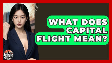 What Does Capital Flight Mean? - Socialism Explained