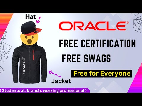 Free  Oracle Swags & Certifications || Free for All ( Students all branch + Working professionals )