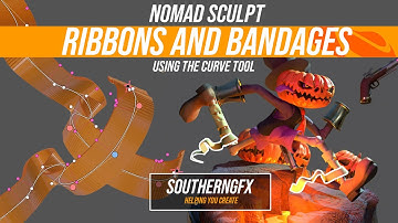 Nomad Sculpt -  Making Ribbons or bandages for our Halloween Sculpt