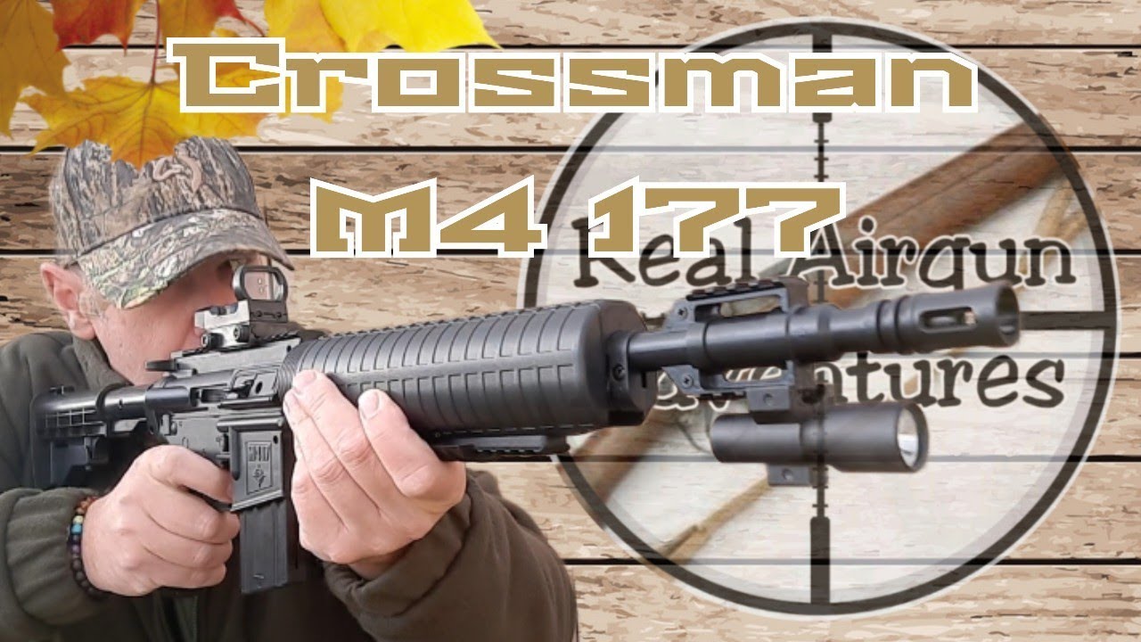 Fusil M4-177 Noir tactical à pompe Cal. 4.5 « CROSMAN » / Cal 4.5