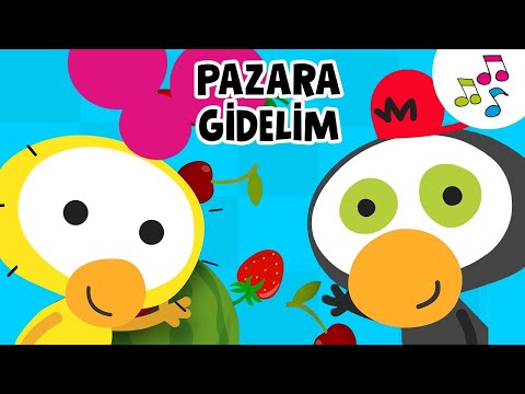 Limon Zeytin Mini - Pazara Gidelim Şarkısı 🍓🍉🍎🍏🍒 | Sevilen Bebek Şarkıları | Eğitici Şarkılar