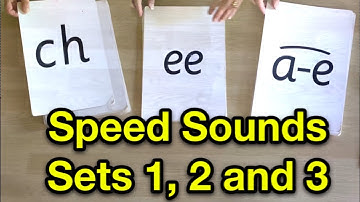 Speed Sounds Sets 1, 2 and 3 for Foundation Stage and Year 1