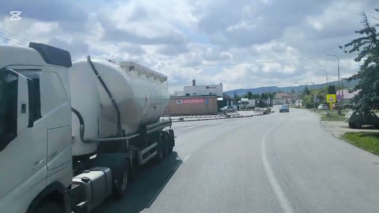 Driving in Slovakia, route 500 - 51 - 501, Senica - Jablonica - Brezová pod Bradlom