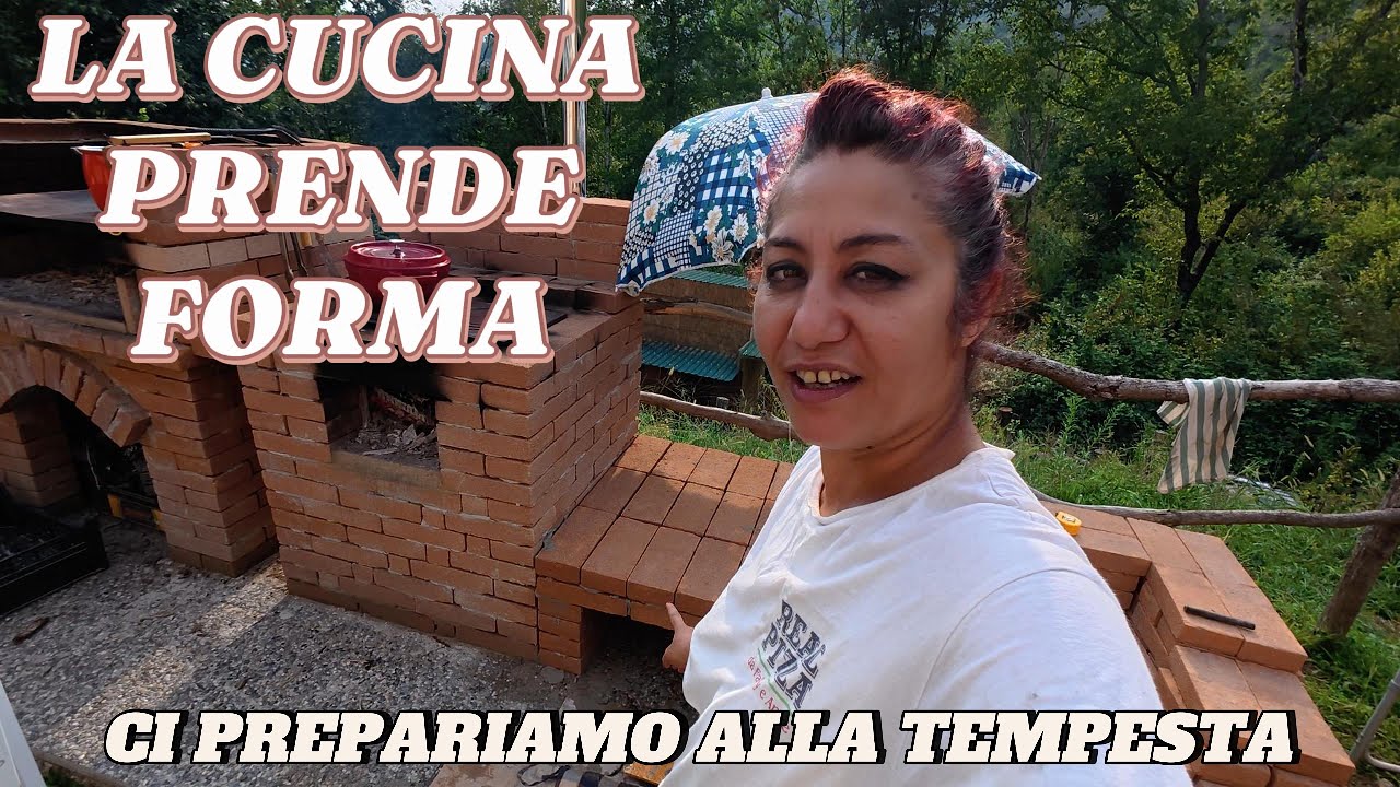 LA CUCINA PRENDE FORMA E CI PREPARIAMO PER ALLERTA MALTEMPO #montagna #vitainmontagna #fattoria