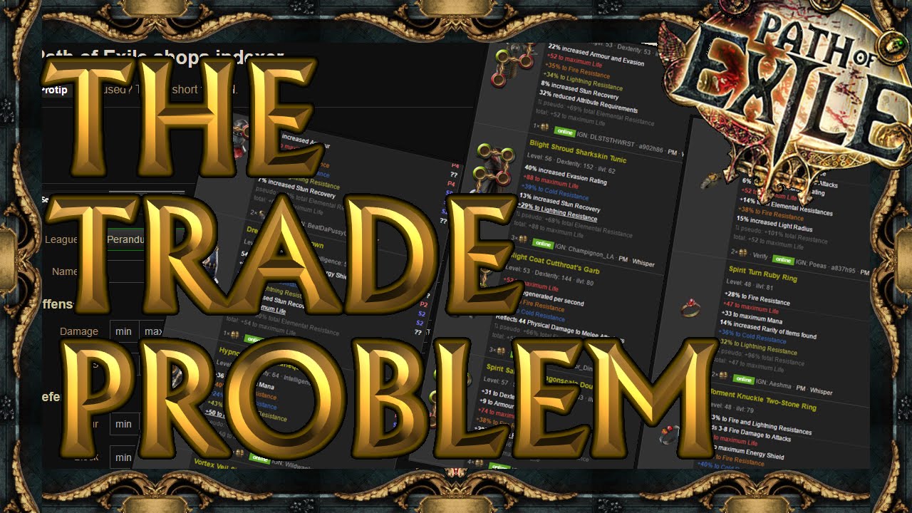 path of exile trades path of exile trades