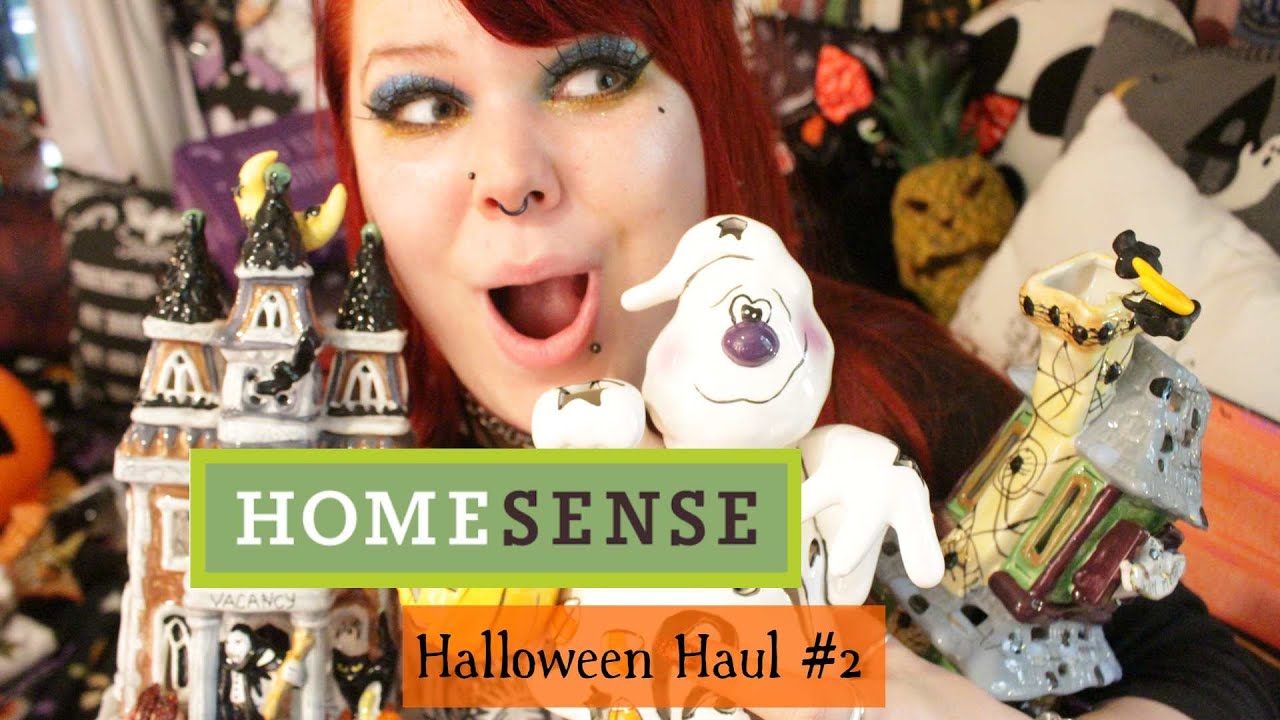 Homesense Halloween Haul 2 Ghostie and Haunted Hotel YouTube