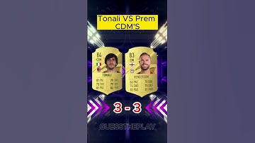 Sandro Tonali vs Premier League CDM #shorts