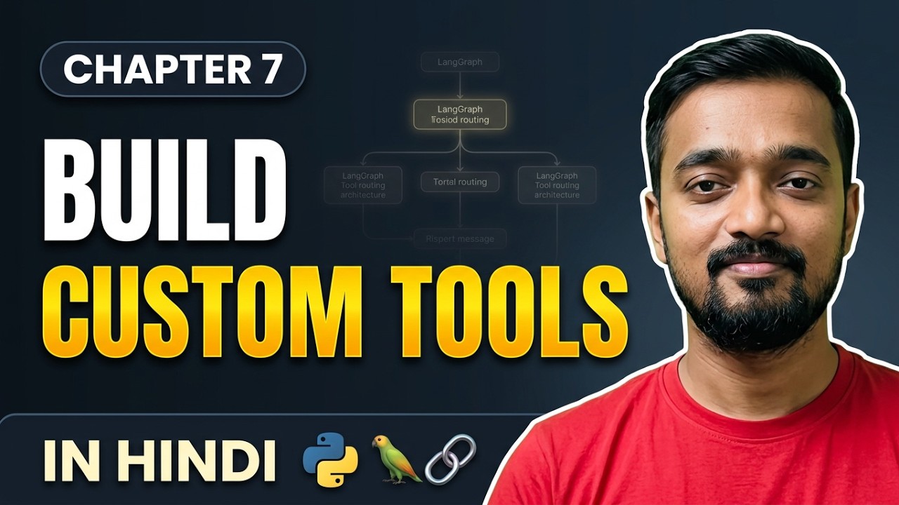 LangChain AI Tools 🔧 With Code (In Hindi) | Create, Bind, Call ...