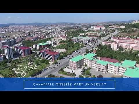 ÇANAKKALE ONSEKİZ MART ÜNİVERSİTESİ DRONE GÖRÜNTÜLERİ