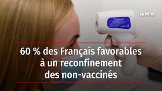 Près de 60 % des Français favorables à un reconfinement des non-vaccinés