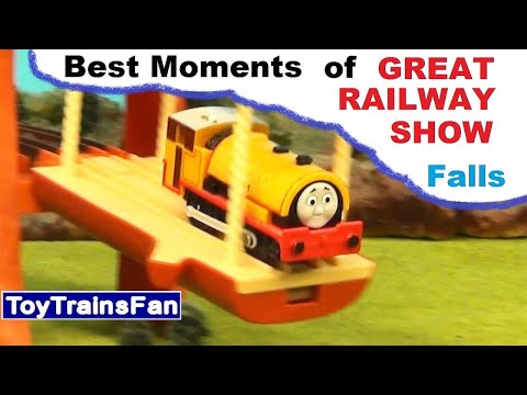 Best Moments of Thomas & Friends Great Railway Show 1-22. Toy Falls Compilation. Tomek i Przyjaciele