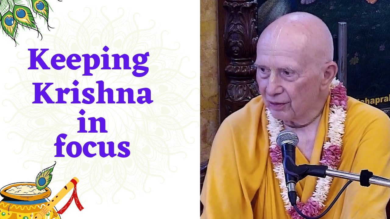 5th Jan. '23 | H.H. Chandramauli Swami Maharaj | Keeping Krishna in focus | ISKCON Chowpatty.