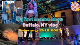 my first fashion show! | buffalo, ny | niagara falls | black explosion | crochet designer