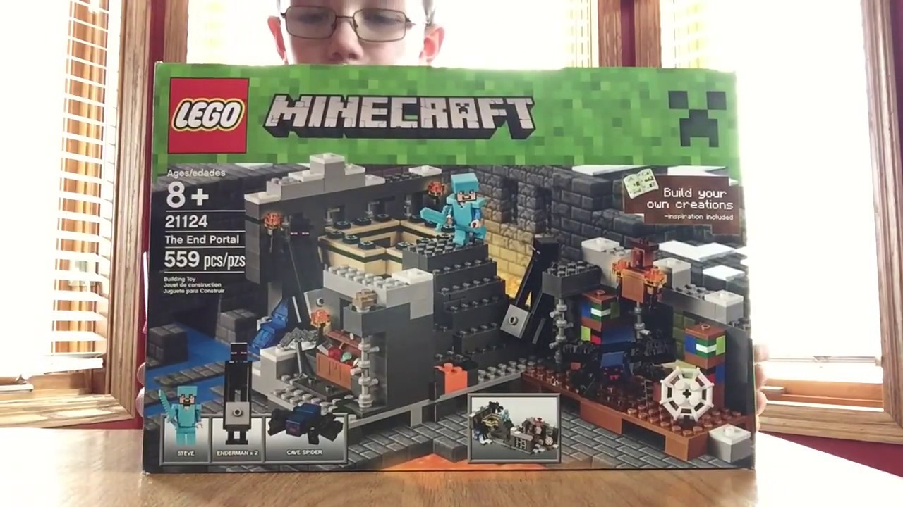 Lego minecraft the end portal time lapse - YouTube