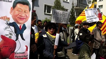 Biểu Tình nhân ngày Quốc Hận 30/4/2017 tại Frankfurt, CHLB Đức