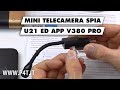 Mini Camera spia U21 e app V380 Pro