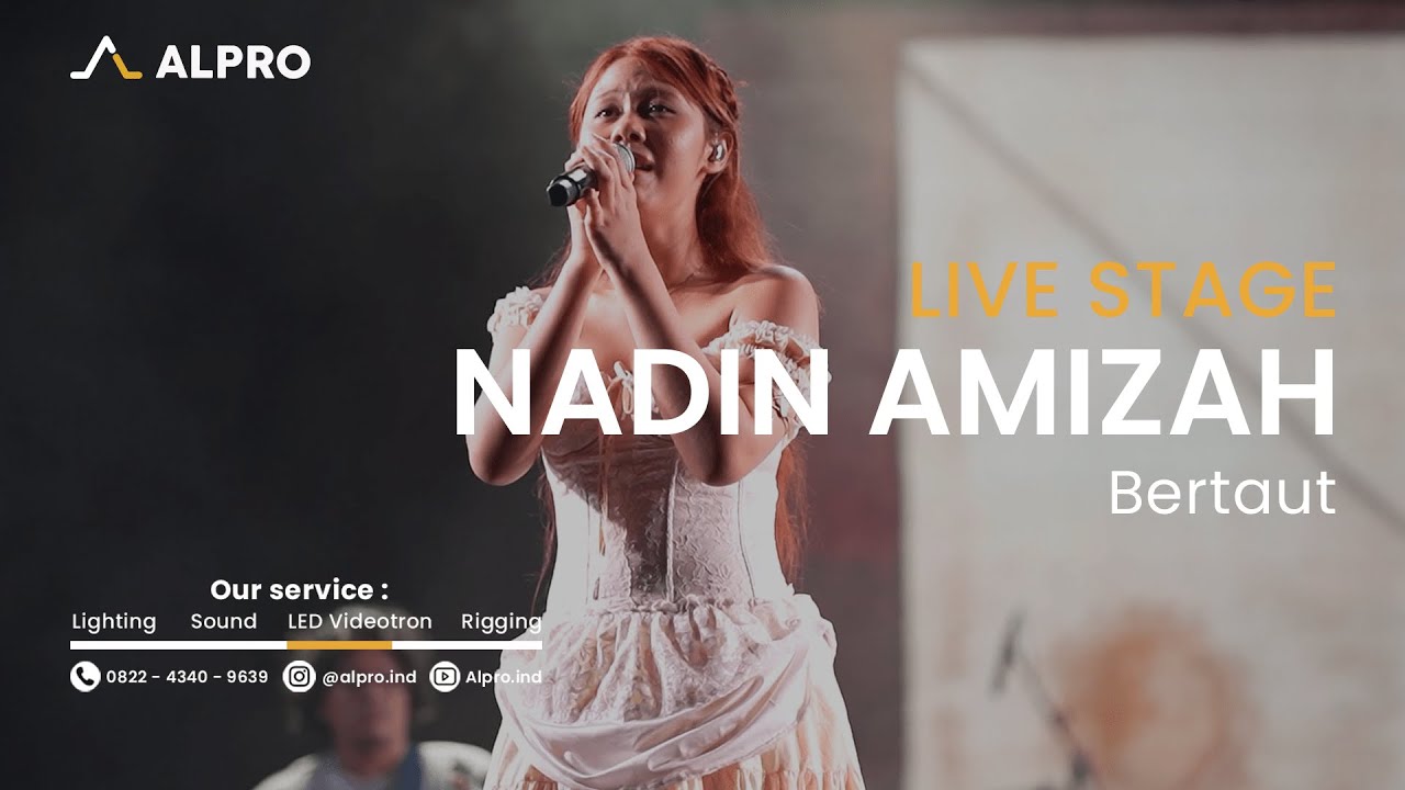 BERTAUT - NADIN AMIZAH | LIVE AT UNFEST SEMARANG 2025 - YouTube