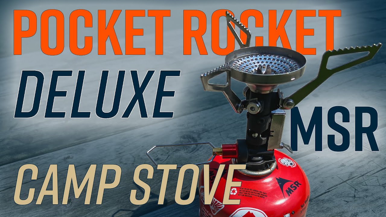 MSR Pocket Rocket Deluxe - Ultralight camp stove with piezo ignition