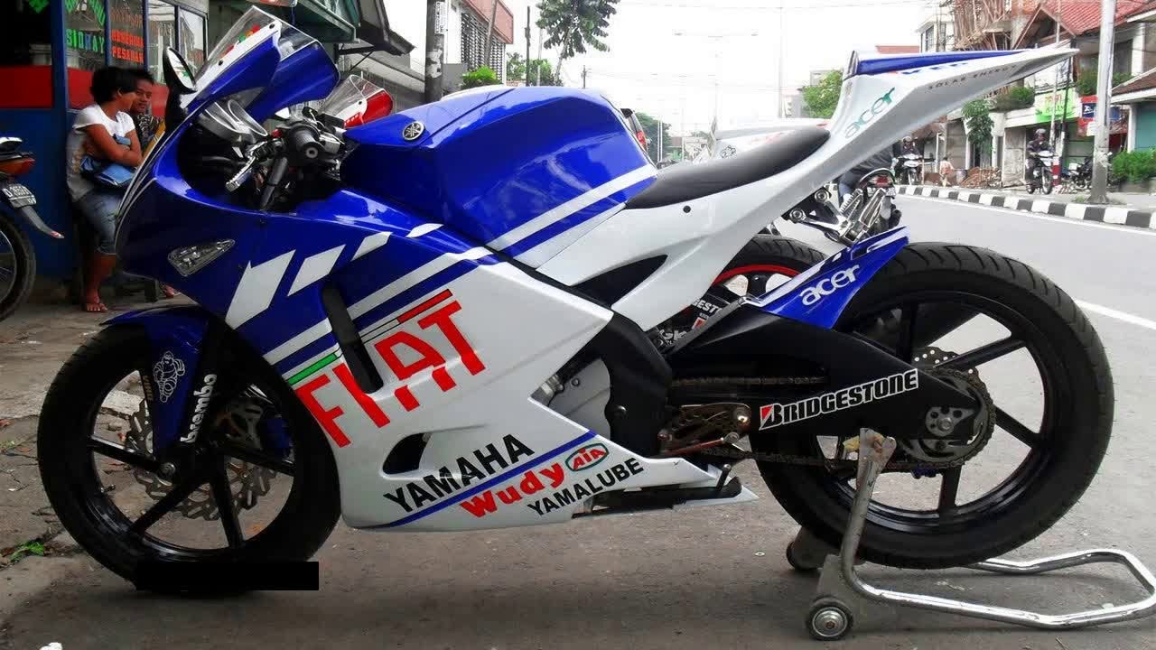 Modifikasi Vixion Full Fairing Warna Hitam - YouTube