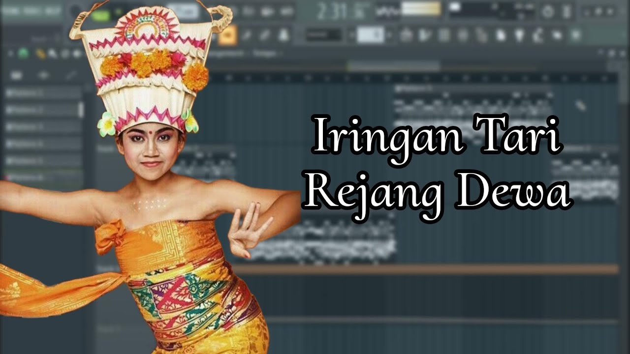 Iringan Tari, Tabuh Rejang Dewa, FL Studio, Tanpa Kendang
