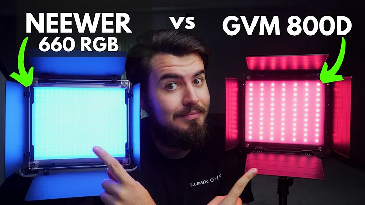 NEEWER 660 RGB vs GVM 800D | Review + Test