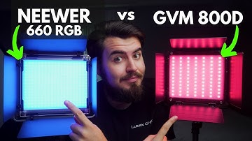 NEEWER 660 RGB vs GVM 800D | Review + Test
