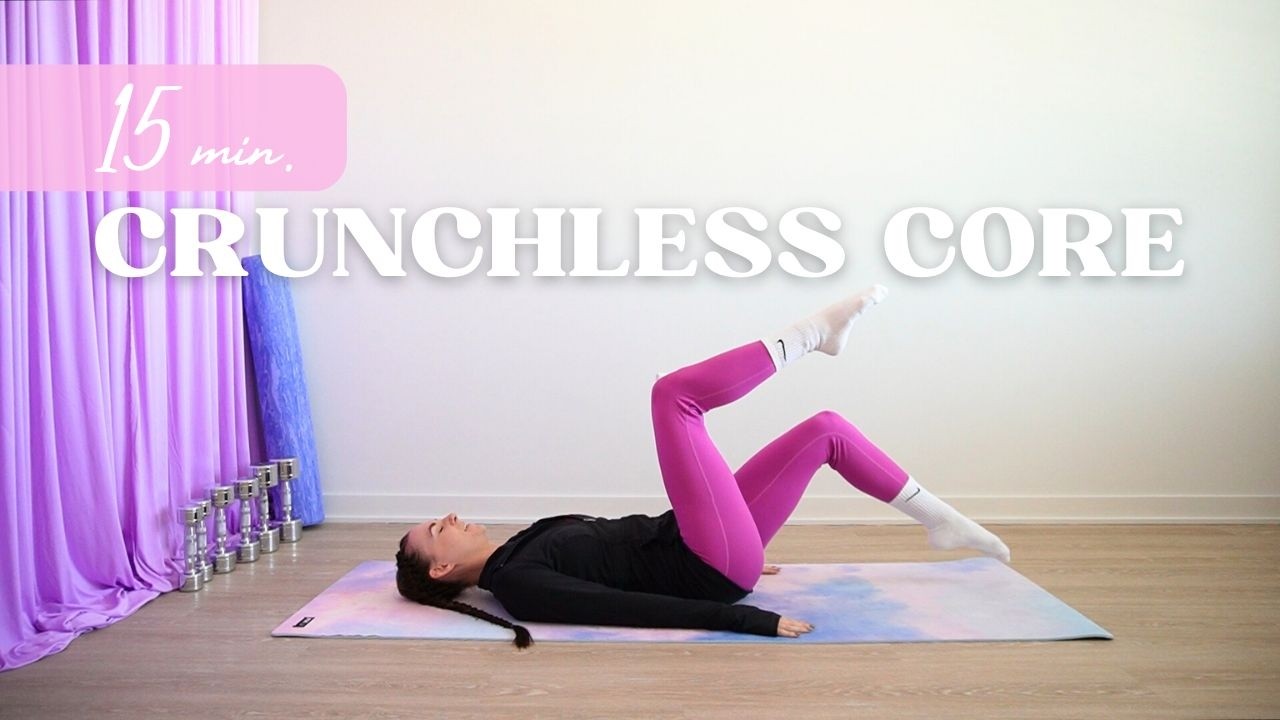 Crunchless Core Pilates | osteoporosis friendly, no crunches, no equipment