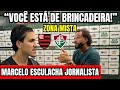 Marcelo esculacha jornalistavoc est de brincadeira zona mista de flamengo x fluminense e