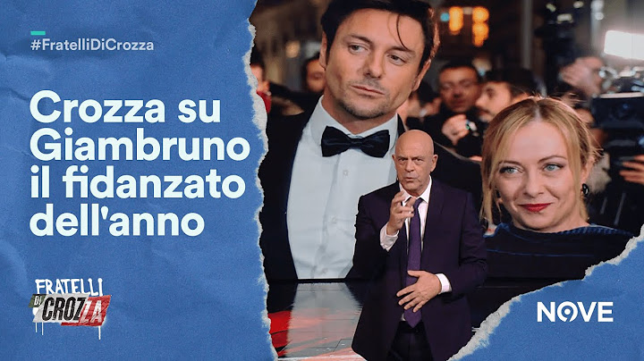 Maurizio Crozza e il suo Monologo su #Giambruno il fidanzato dell'anno | Fratelli di Crozza
