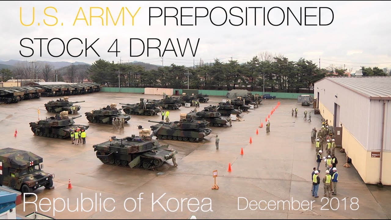 Army Prepositioned Stock Locations Map