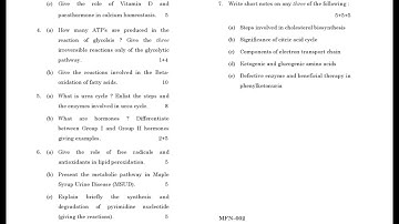 MFN - 002  June 2021 Question Paper