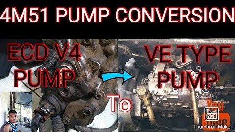 Mitsubishi 4m51 convert to manual Injection Pump/Fuel System Part 2