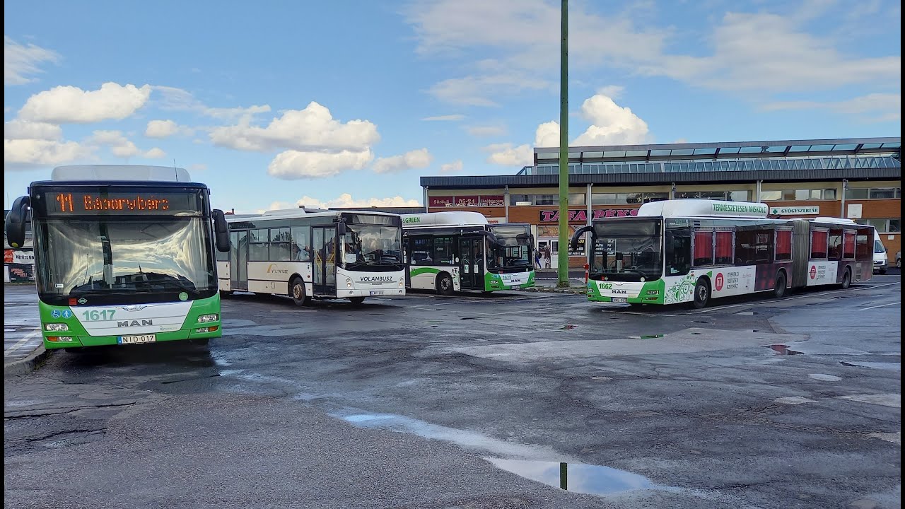 Buszok Miskolcon 2022 őszén