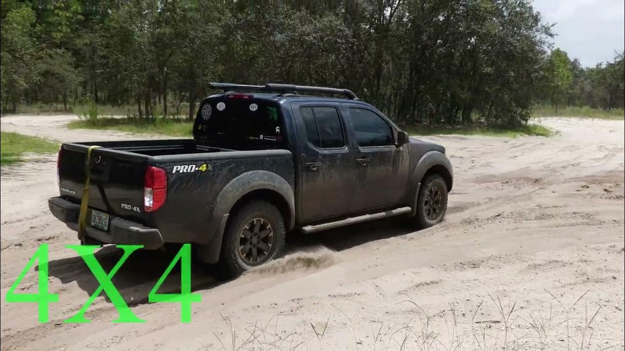 Difference between 4X2 versus 4X4, Nissan Frontier PRO-4X. Off Road