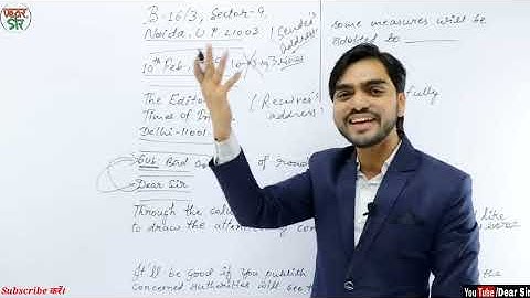 Letter Writing in English Trick | Letter Writing | Letter Writing in Hindi/English Format|CBSE 10/12