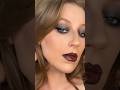 Dark Spooky Glam Makeup 🕸️🥀 Halloween Makeup Tutorial #makeuptutorial #halloweenmakeup