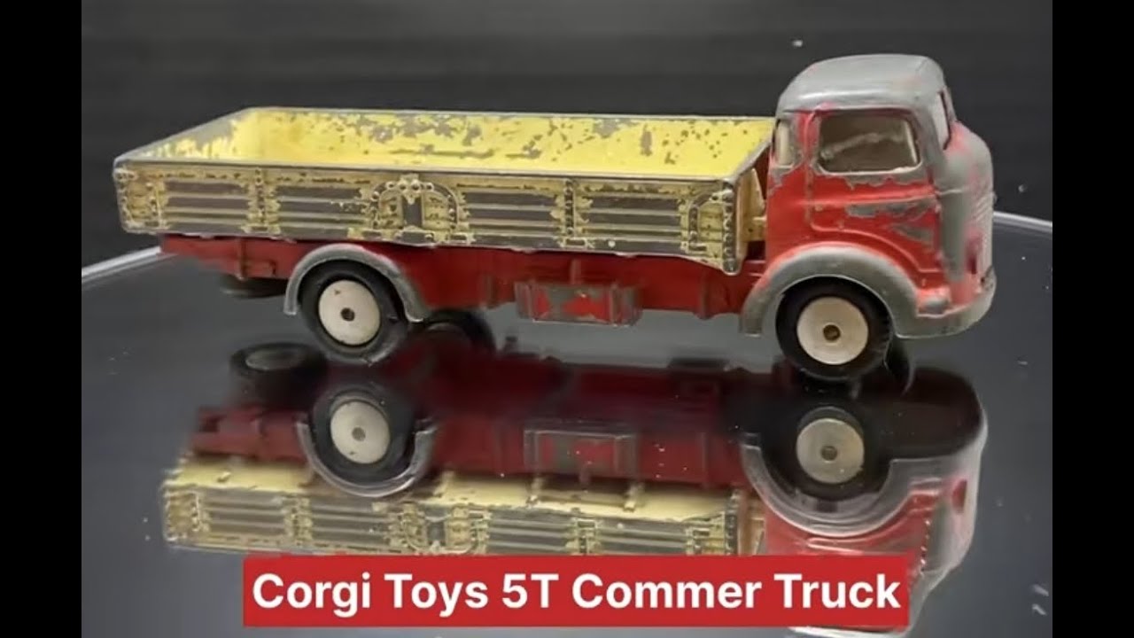 Реставрация литой модели грузовика Commer от Corgi Toys