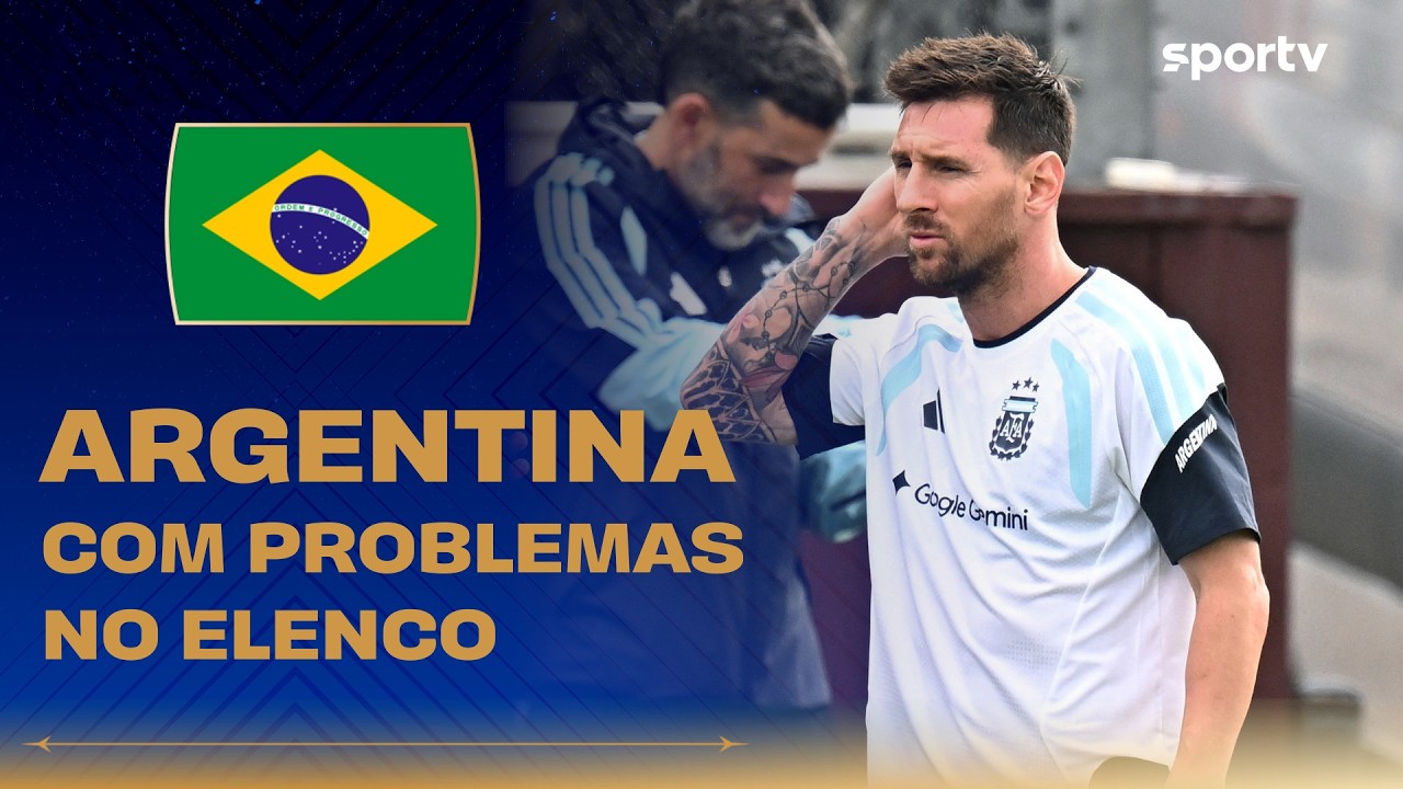ARGENTINA COM PROBLEMAS NO ELENCO PARA A COPA! | TÁ NA ÁREA | sportv
